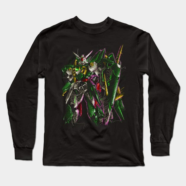 Wing Gundam Fenice Rinascita Long Sleeve T-Shirt by Shawngkolon